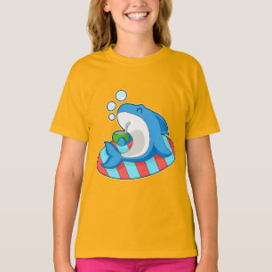 zomerkokosnoot van haaien t-shirt