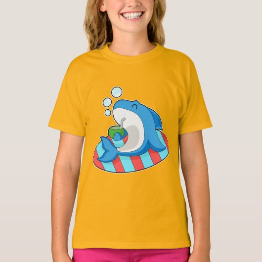 zomerkokosnoot van haaien t-shirt (Voorkant)