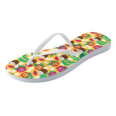 zomerkokosnoten teenslippers (Schuin)