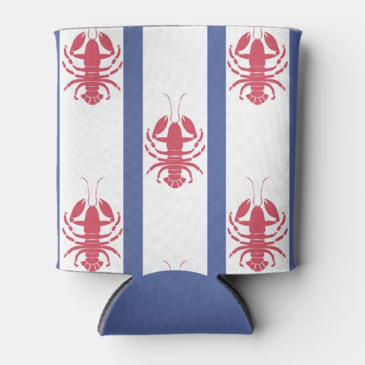 Zomerkreeft thema Koelbox Blikjeskoeler (Voorkant)