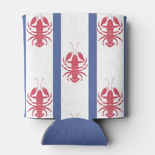 Zomerkreeft thema Koelbox Blikjeskoeler (Achterkant)