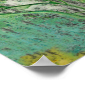 zomerkruiden, wilde bloemen groen geel poster (Hoek)