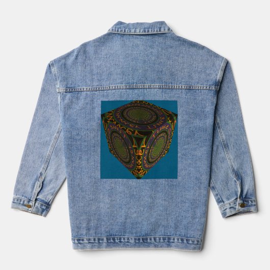 zomerkubus denim jacket (Achterkant)