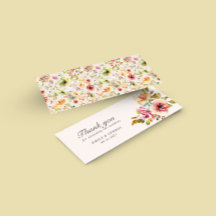 zomerkuis bloemen bruiloft Hartelijk dank