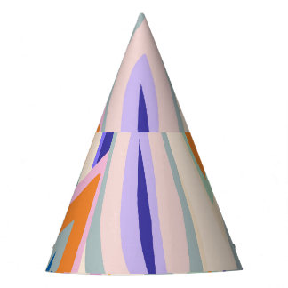 Zomerkunst: Creatief collage patroon Feesthoedjes