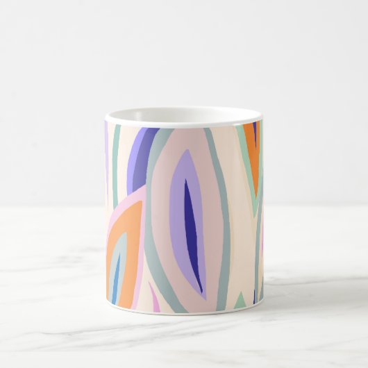 Zomerkunst: Creatief collage patroon Koffiemok (Center)