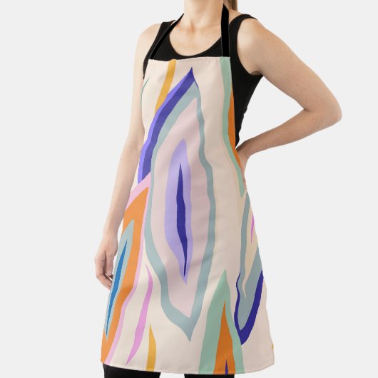 Zomerkunst: Creatief collage patroon Schort (Insitu)