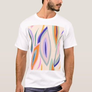 Zomerkunst: Creatief collage patroon T-shirt