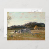 Zomerlandschap 2 briefkaart (Voorkant / Achterkant)