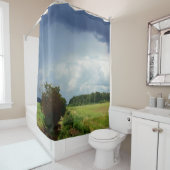 zomerlandschap douchegordijn (In situ)