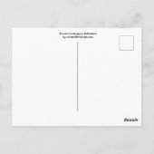 zomerlandschap in Zwitserland Briefkaart (Achterkant)