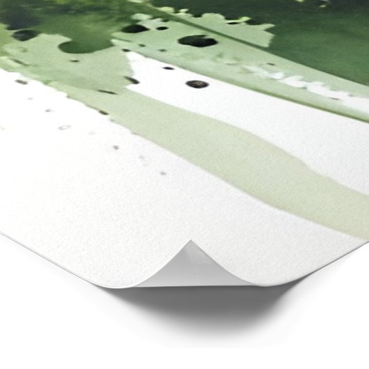 zomerlandschap poster (Hoek)