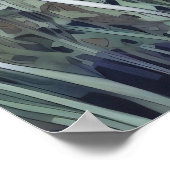 Zomerlandschap Waterverf Poster (Hoek)