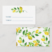 Zomerlemons en Loofwerk Plaatskaartje (Voorkant / Achterkant)