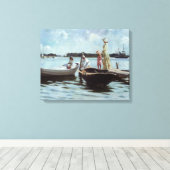 Zomerleven op de eilandjes (door Albert Edelfelt) Canvas Afdruk (Insitu (Houten vloer))
