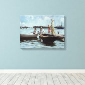 Zomerleven op de eilandjes (door Albert Edelfelt) Canvas Afdruk (Insitu (Houten vloer))