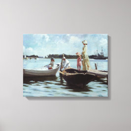 Zomerleven op de eilandjes (door Albert Edelfelt) Canvas Afdruk
