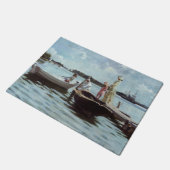 Zomerleven op de eilandjes (door Albert Edelfelt) Deurmat (Schuin)