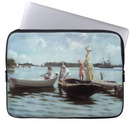 Zomerleven op de eilandjes (door Albert Edelfelt) Laptop Sleeve