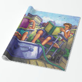 Zomerlezen Cadeaupapier (Uitgerold)