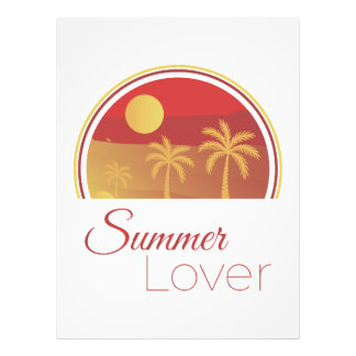 Zomerliefhebber Retro Zonsondergang Palmboom Tropi Foto Afdruk
