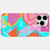 Zomerlijke zwembad sfeer abstracte kunst Case-Mate iPhone case (Achterkant (horizontaal))