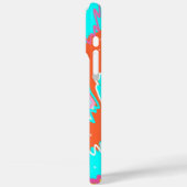 Zomerlijke zwembad sfeer abstracte kunst Case-Mate iPhone case (Achterkant / Links)