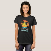 Zomerlike Rum Het is Rum O Clock Ergens T-shirt (Voorkant volledig)