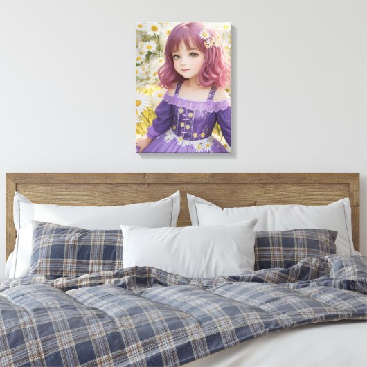 ZOMERMAALTIJD CANVAS AFDRUK (Insitu (Slaapkamer))