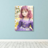 ZOMERMAALTIJD CANVAS AFDRUK (Insitu (Houten vloer))