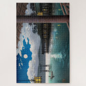 Zomermaan in Miyajima door Tsuchiya Koitsu Legpuzzel (Verticaal)