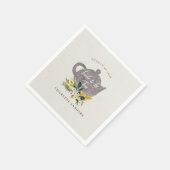 Zomermadeliefjes Bloemen Bruidsthee Servet (Hoek)