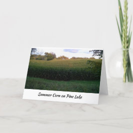 Zomermaïsveld op South Drive, Pine Lake Kaart