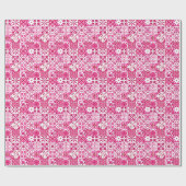 Zomermajolica rood Siciliaans Mediterraan Cadeaupapier (Vlak)