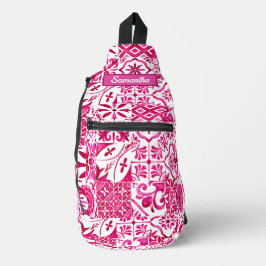 Zomermajolica rood Siciliaans Mediterraan Sling Bag