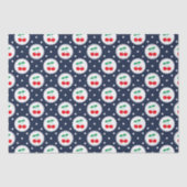  zomermarine, witte en rode kersen tissuepapier (Voorkant)