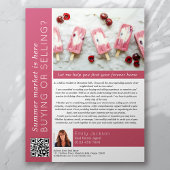 Zomermarkt is hier Vastgoedmarketing Flyer