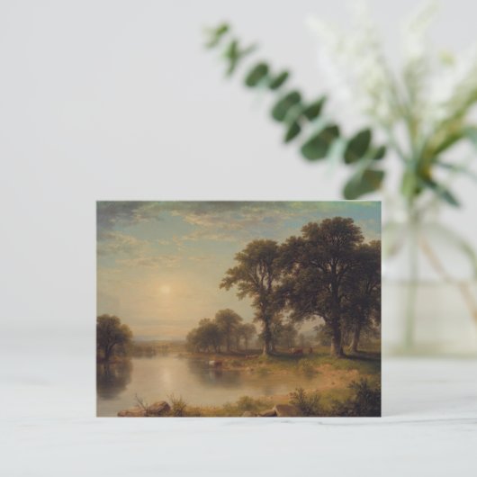 zomermiddag (1865) - Asher Brown Durand Briefkaart (Staand voorkant)