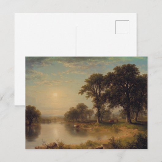 zomermiddag (1865) - Asher Brown Durand Briefkaart (Voorkant / Achterkant)