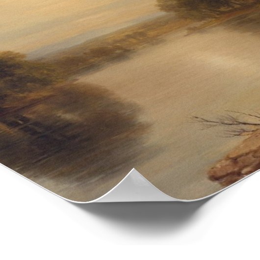 zomermiddag (1865) - Asher Brown Durand Poster (Hoek)