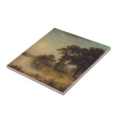 zomermiddag (1865) - keramische tegel tegeltje (Zijkant)