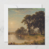 zomermiddag (1865) - platte kaart (Voorkant)