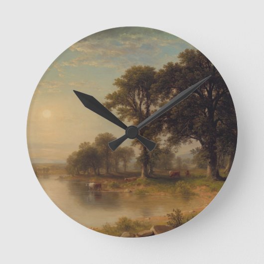 zomermiddag (1865) -  ronde klok (Voorkant)