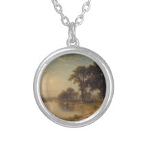 zomermiddag (1865) - Zilver geplateerd Ketting