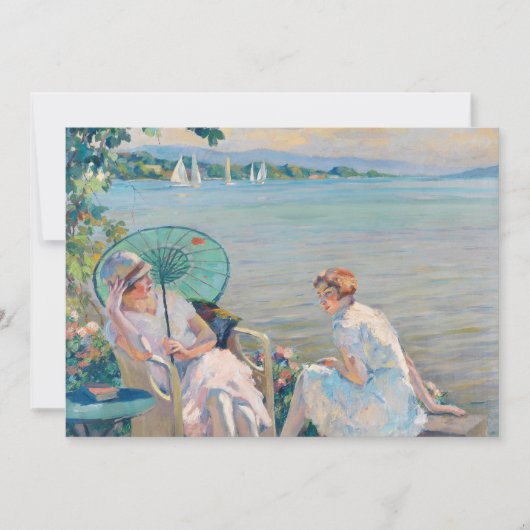 Zomermiddag aan het meer | Edward Cucuel (Voorkant)