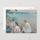 Zomermiddag aan het meer | Edward Cucuel Briefkaart (Voorkant / Achterkant)
