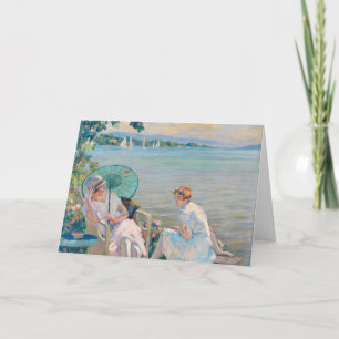 Zomermiddag aan het meer   Edward Cucuel Kaart