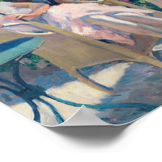 Zomermiddag aan het meer | Edward Cucuel Poster (Hoek)