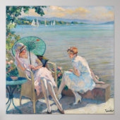 Zomermiddag aan het meer | Edward Cucuel Poster (Voorkant)