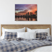 zomermiddag canvas afdruk (Insitu (Slaapkamer))
